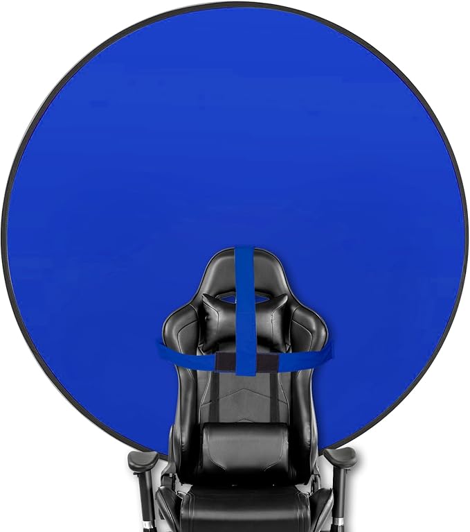 Portable Blue Screen Chair, 57 in BlueBackdrop by Aiuca