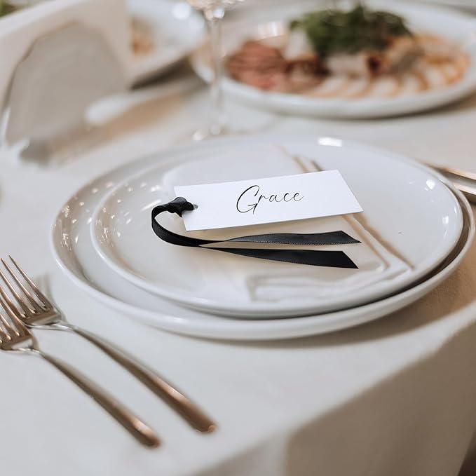 50 Pcs Name Place Cards for Table Setting Blank Wedding Place Cards - Image 5