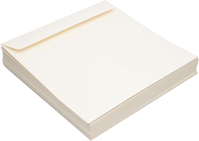LUXPaper Square Invitation Envelopes | Peel & Press | 8" x 8" | Natural | 70lb. - Image 8