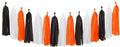 Black-White Orange Halloween Party-Decorations Tassel-Garland by Panduola