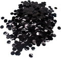 Black Foil Confetti, Round Dots Glitter Table Confetti, Sparkling by Tim%26Lin