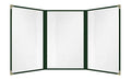Goodsmart Restaurant Menu Covers – 25 Pack Green 6-View Trifold 8.5" x 14" by ACISuperPower