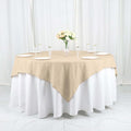 Efavormart 70" Square Linens Nude Wholesale Linens Polyester Square Linen by efavormart