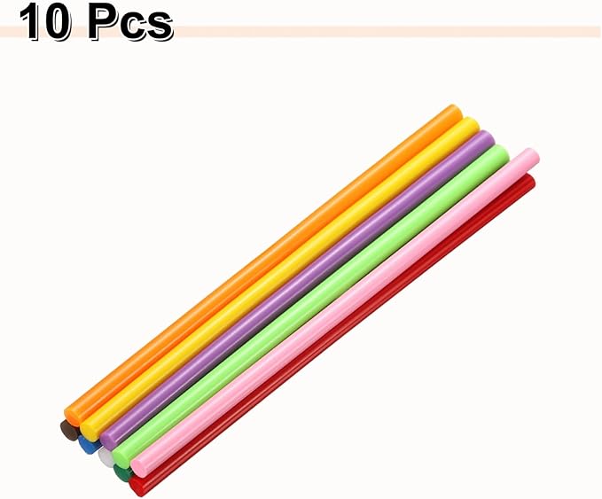 HARFINGTON 10pcs Hot Glue Sticks 0.28" Dia x 7.87" Long EVA Mini Hot Melt - Image 3