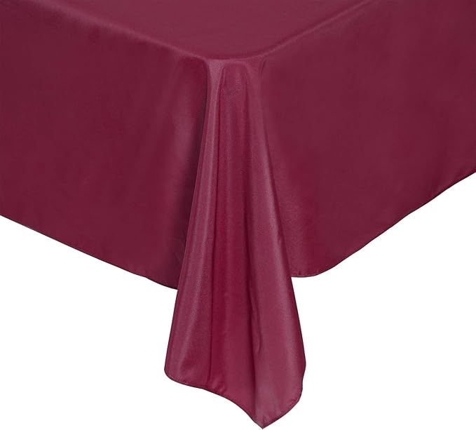 Rectangle Tablecloth 60x102 inch Washable Polyester Fabric Table Cloth - Image 6