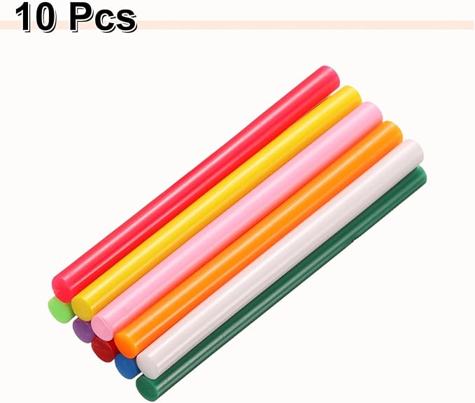 HARFINGTON 10pcs Hot Glue Sticks 0.28" Dia x 3.94" Long EVA Mini Hot Melt - Image 3
