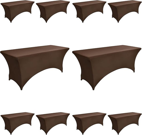 10-Pack 6ft Spandex Table Covers by Unknown