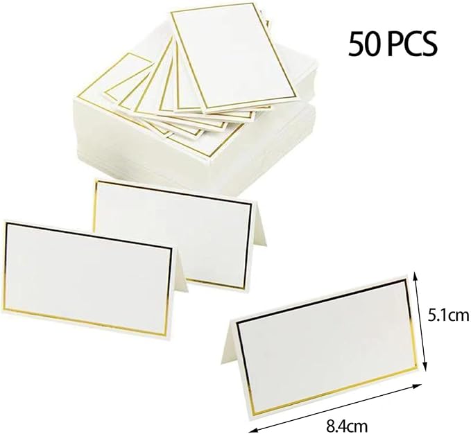 50Pcs Table Place Cards Wedding Name Cards - Image 7