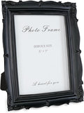 Cuspin Vintage 5x7 Picture Frame Black, Handmade Resin Frame by Cuspin