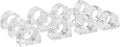 Crystal Napkin Rings, Elegant Dining Table Holders by Unknown