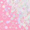xo, Fetti Bachelorette Party Iridescent Foil Confetti by xoFetti