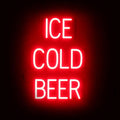SpellBrite ICE COLD BEER Sign | Beer-Related Sign by SpellBrite