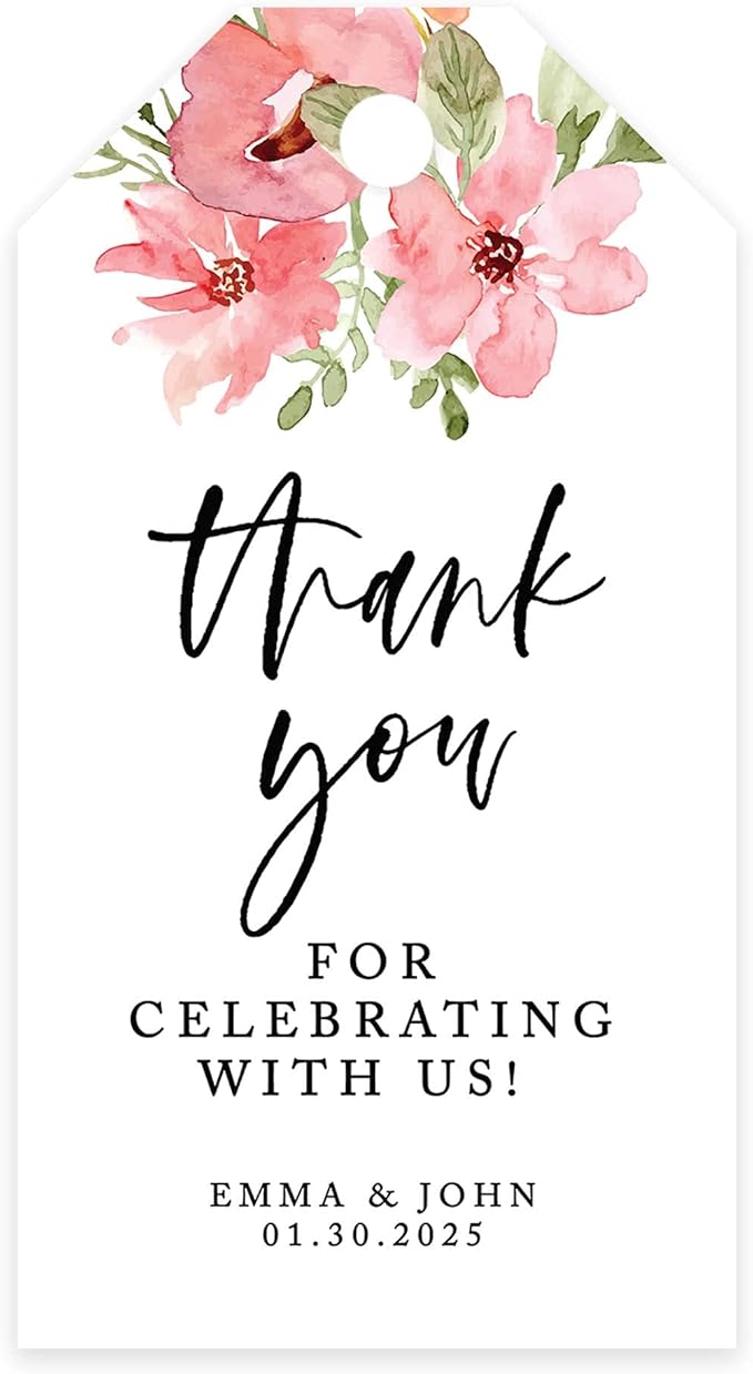 Andaz Press 100-Pack Personalized Thank You by AndazPress