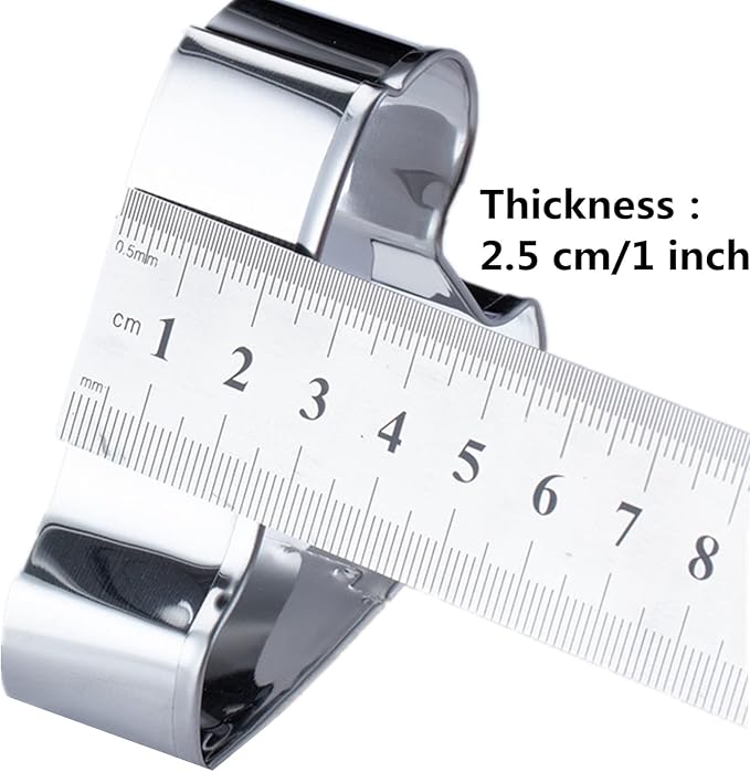 Large Size Dress Shaped Cookie Cutter, Stainless Steel Suspenders Princess - Image 4
