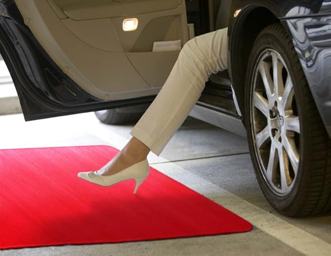 House, Home and More Red Carpet Aisle Runner - 3 Ft x 10 Ft - Real Carpet - Image 3
