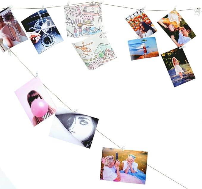100pcs Photo Clips Mini Clothespins - Image 4