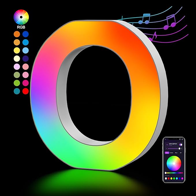 OJQ Light Up Letters LED Letter by OJQ