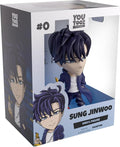 Youtooz Sung Jinwoo 4.7 Inch Vinyl Figure, Solo Leveling Sung Jiwoo Shadow by Youtooz