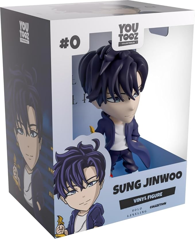 Youtooz Sung Jinwoo 4.7 Inch Vinyl Figure, Solo Leveling Sung Jiwoo Shadow by Youtooz