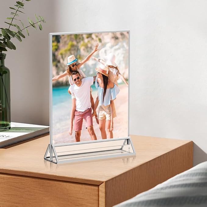16 Pack 4x6 Clear Acrylic Sign Holders - Image 7
