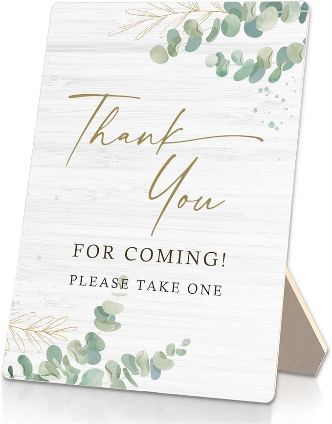 Wedding Wooden Stand 5x7 Inch, Bridal Shower Wooden Sign, Wedding Welcome Table by Unknown