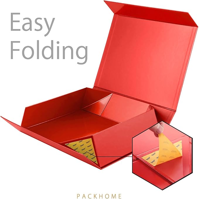 PACKHOME 6 Large Gift Boxes 13.5x10x3.5 Inches, Sturdy Shirt Boxes - Image 5