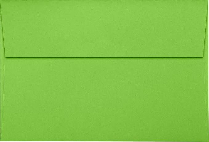 LUXPaper A10 Invitation Envelopes | Peel & Press | 6" x 9 1/2" | Limelight - Image 2