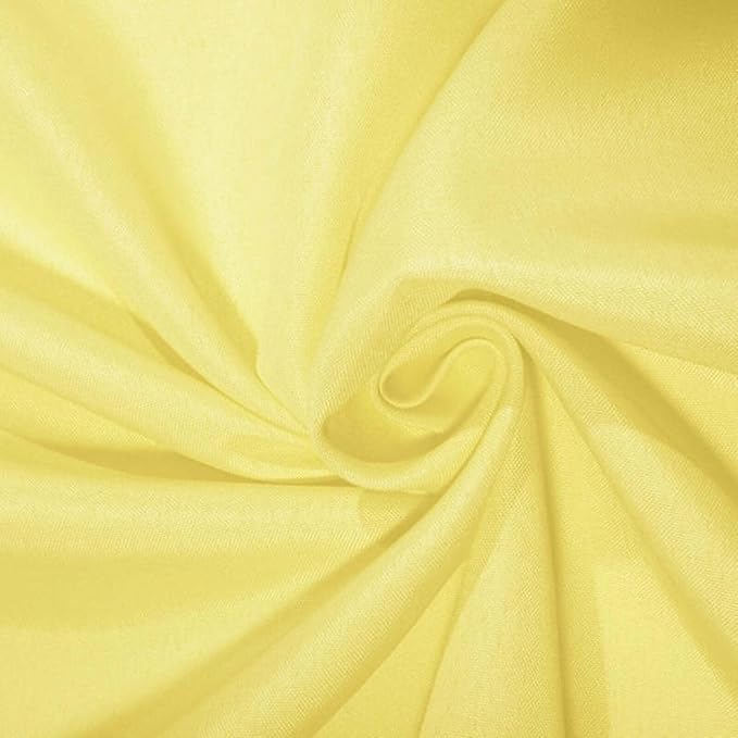 Efavormart 90" Yellow Wholesale Linens Polyester Square Linen Tablecloth - Image 3