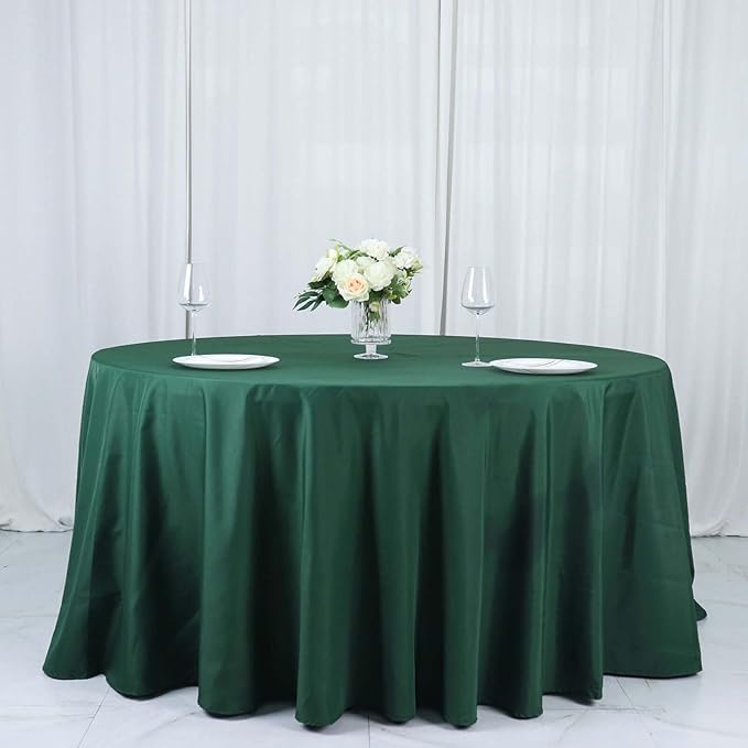 Efavormart Round Tablecloth, 132 Inch Stain & Wrinkle Resistant Washable Table - Image 6