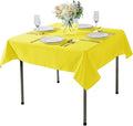 Cupuamon Square Tablecloth 52x52 inch Washable Polyester Fabric Table Cloth by Cupuamon