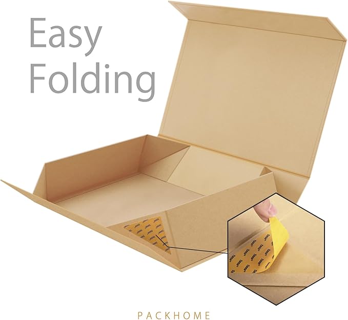 PACKHOME 6 Extra Large Gift Boxes 17.5x11.3x4.3 Inches, Sturdy Shirt Boxes - Image 4