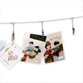 Multi-Purpose Steel Wall Hanging Photo Display Cable Wire Rod String by TFu