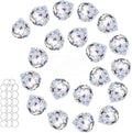 Crystalsuncatcher 20Pcs 1.75 inch/40mm Clear Crystal Ball Prism Pendant by HDCRYSTALGIFTS
