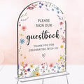 Wedding Sign Decor, Photo Guest Book Sign, 5x7 Inch Arch Acrylic, Wedding Sign by Unknown