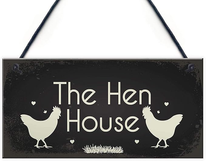 Rustic Wooden Signs The Hen House Wood Plaque Signs Chicken Cock Coop Egg by Eletina