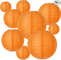 BEISHIDA Orange Round Paper Lanterns Decorative Hanging Asia Chinese Japanese by Beishida