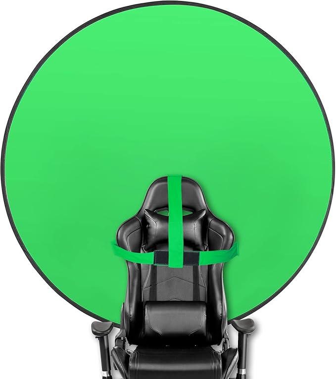 Portable Green Screen Chair, 57 in Greenscreen Backdrop by Aiuca
