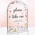 Wedding Sign Decor, Please Take One Sign, 5x7 Inch Arch Acrylic, Wedding Sign by Unknown