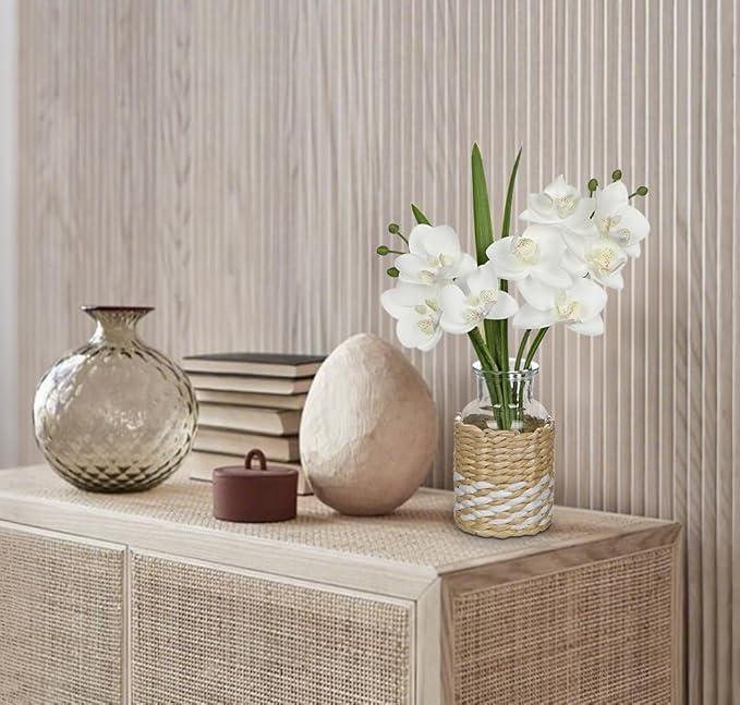 White Orchids Artificial Flowers - Image 5
