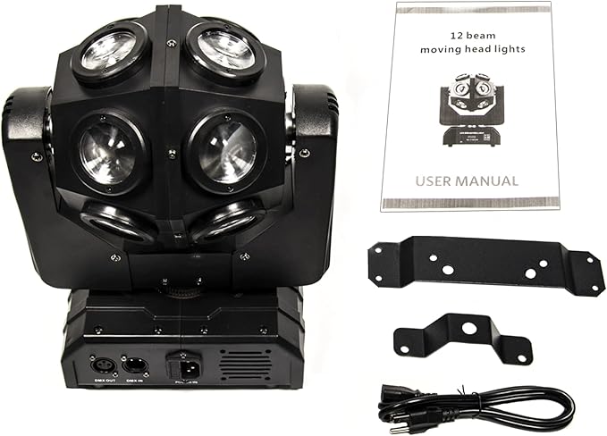 Moving Head DJ Light Party RGBW LED Beam Lights DMX 512 Strobe Light - Image 7