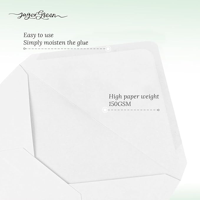 50 Pack 5x7 Envelopes Letter Size, Envelope 5.4x7.6 - Image 7