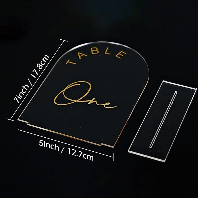 JINMURY Acrylic Arch Table Numbers - Image 4