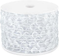 49FT Acrylic Crystal Garland, DIY Crystal Beads String Roll by ZJJZGYXINTAI