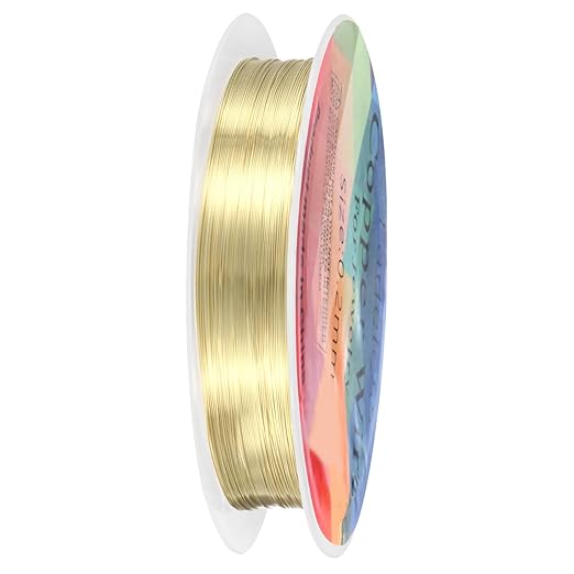 0.2 mm/32 Gauge Copper Wire for Jewelry Making, 82FT Copper Beading Craft Wire by MMETERXITY
