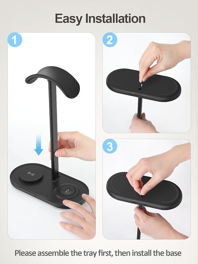 TopMade 5 in 1 Headphone Stand for Desk - Image 8
