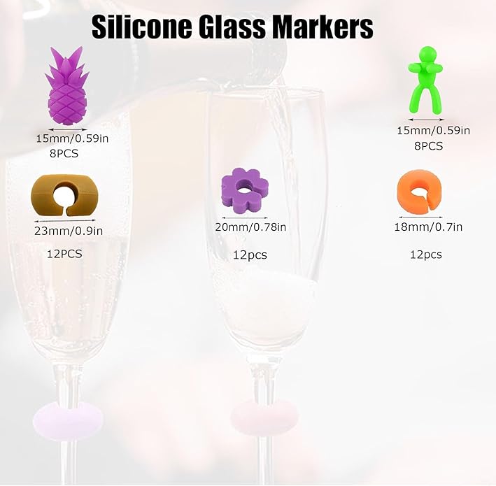 TuTuYa Wine Glass Charms - Image 6