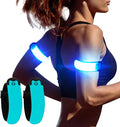 LED Armband Running USB Rechargeable, High Visibility Wristband by KOSKILL