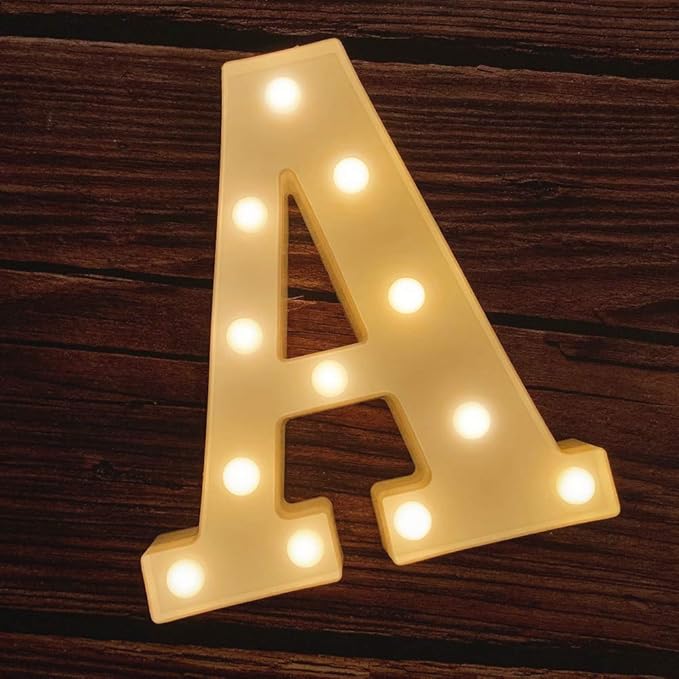 MUMUXI Marquee Light Up Letters Battery Powered LED Alphabet Lights by MUMUXI