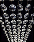 WAZHRMGHG Clear Acrylic Crystal Garland Strands Hanging Chandelier Bead Chain by WAZHRMGHG