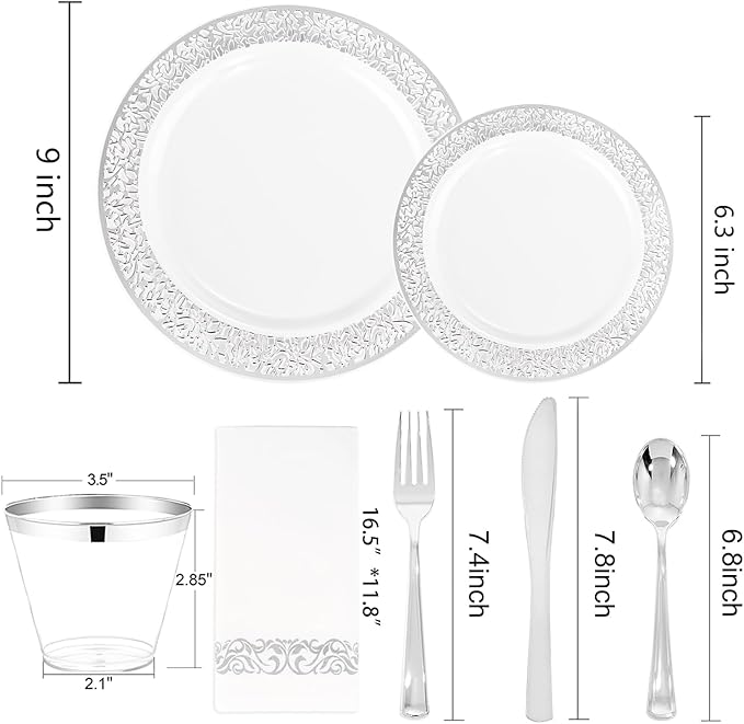 WELLIFE 210pcs Dinnerware Set - Image 2
